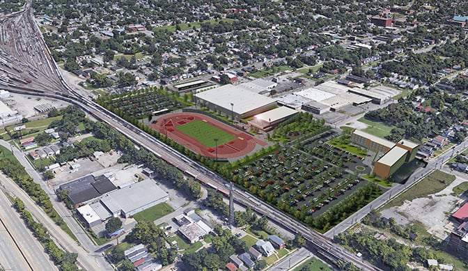 Proposed Russell sports complex receives $10 million in city funding