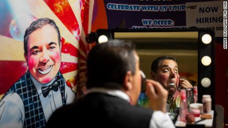 After the Covid-19 pandemic took him away from the circus, Martin Campa or &quot;Tin Tin Campa,&quot; has been performing at kids&#39; parties in Houston.