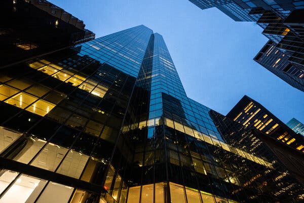 The investment firm BlackRock in Manhattan.
