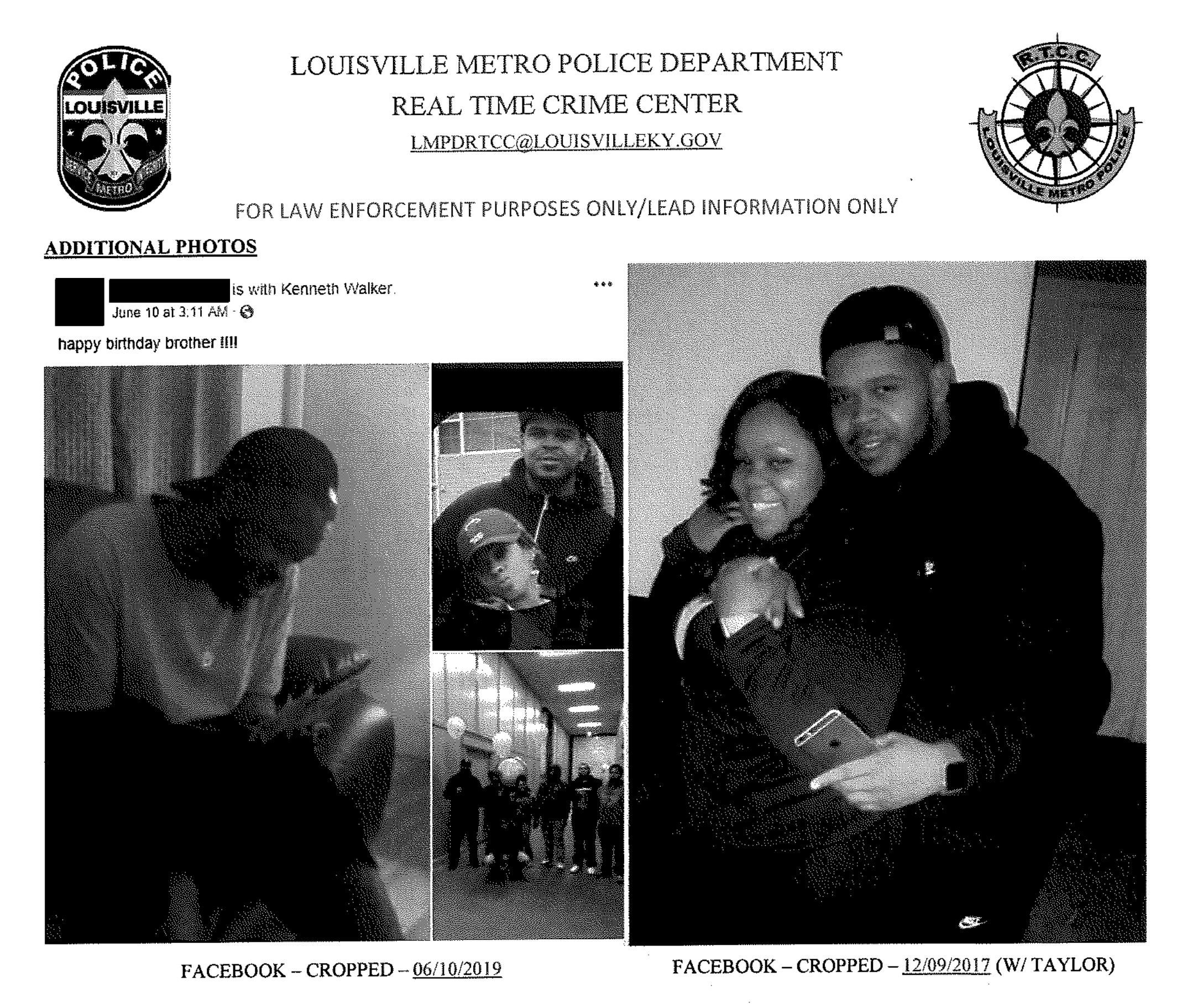 A picture of Kenneth Walker and Breonna Taylor hugging, included in intelligence file provided to LMPD Detective before deadly raid on Taylor&apos;s home